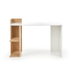 Scrivania 122/57cm ufficio moderna bianco rovere Lauren Gihome®