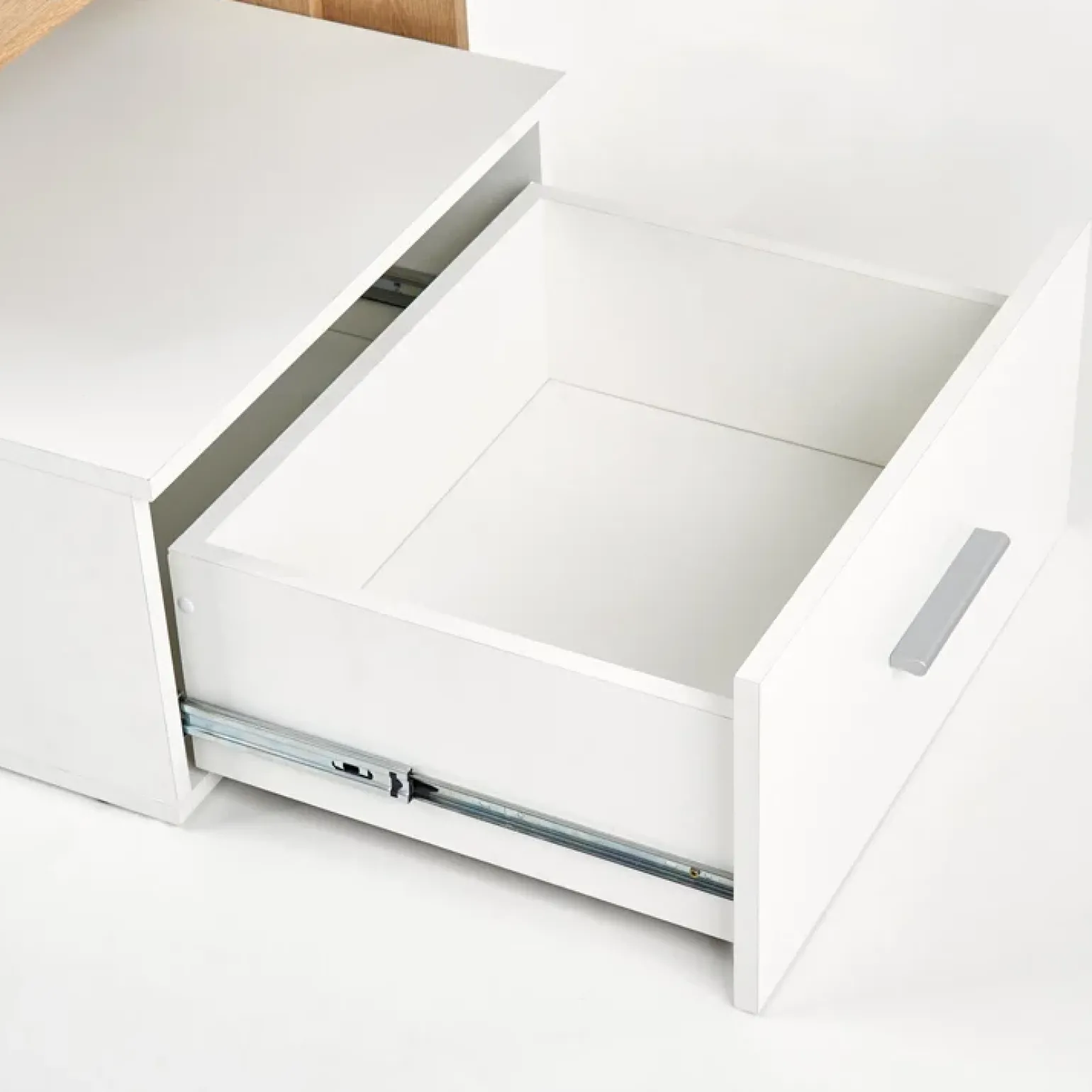 Scrivania 149/50cm ufficio moderna bianco rovere Jade Gihome®