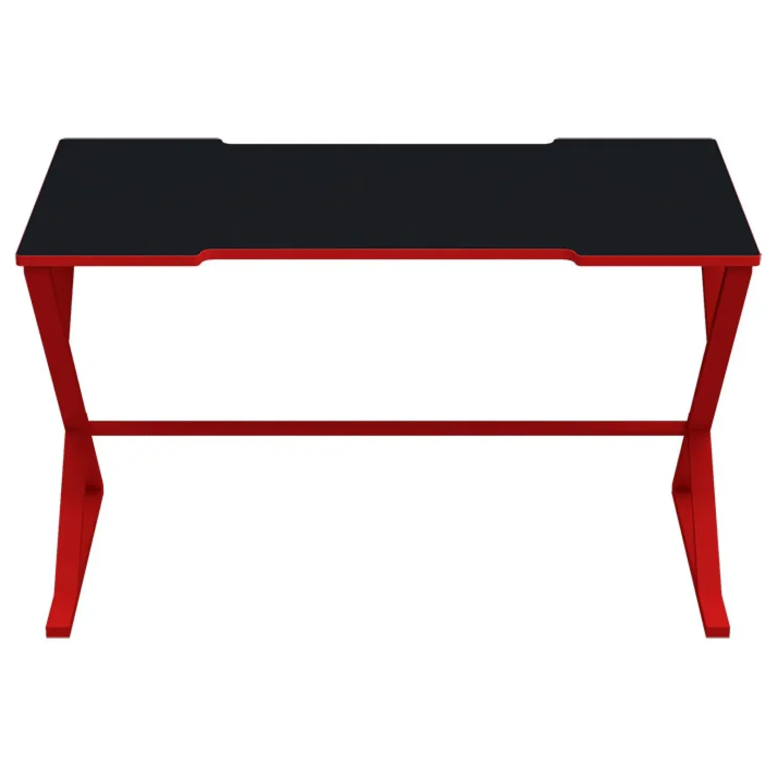 Scrivania gaming da gioco salvaspazio 119x72cm nero rossa Ernest