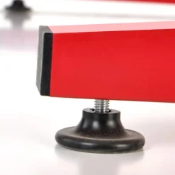 Scrivania gaming moderna 122x74cm nero rosso Geranio