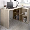 Scrivania ufficio angolare salvaspazio 121x96cm rovere Sunny