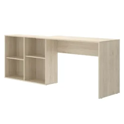Scrivania ufficio angolare salvaspazio 121x96cm rovere Sunny
