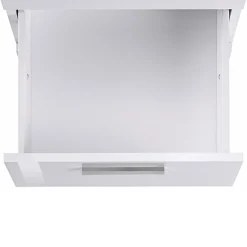 Scrivania ufficio angolare 180x160cm bianco lucido OfficeScape