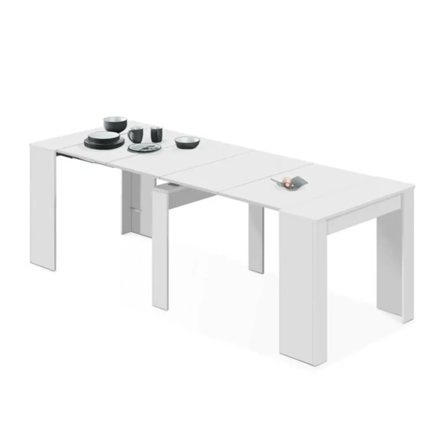 Scrivania ufficio 51/237cm bianco lucido Favolosa