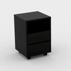 Scrivania ufficio moderna 130x50cm cassettiera rovere Callum