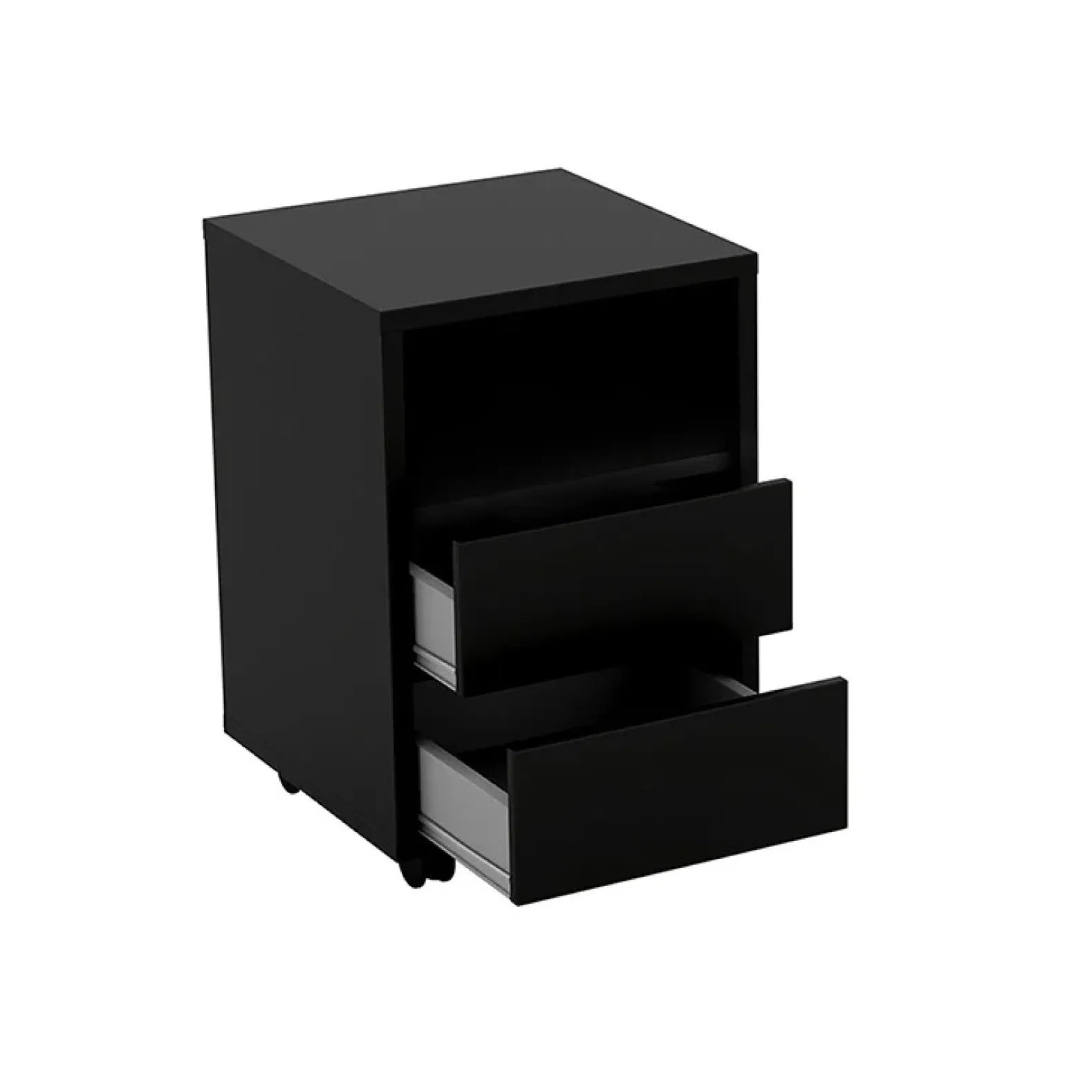 Scrivania ufficio moderna 130x50cm cassettiera rovere Callum