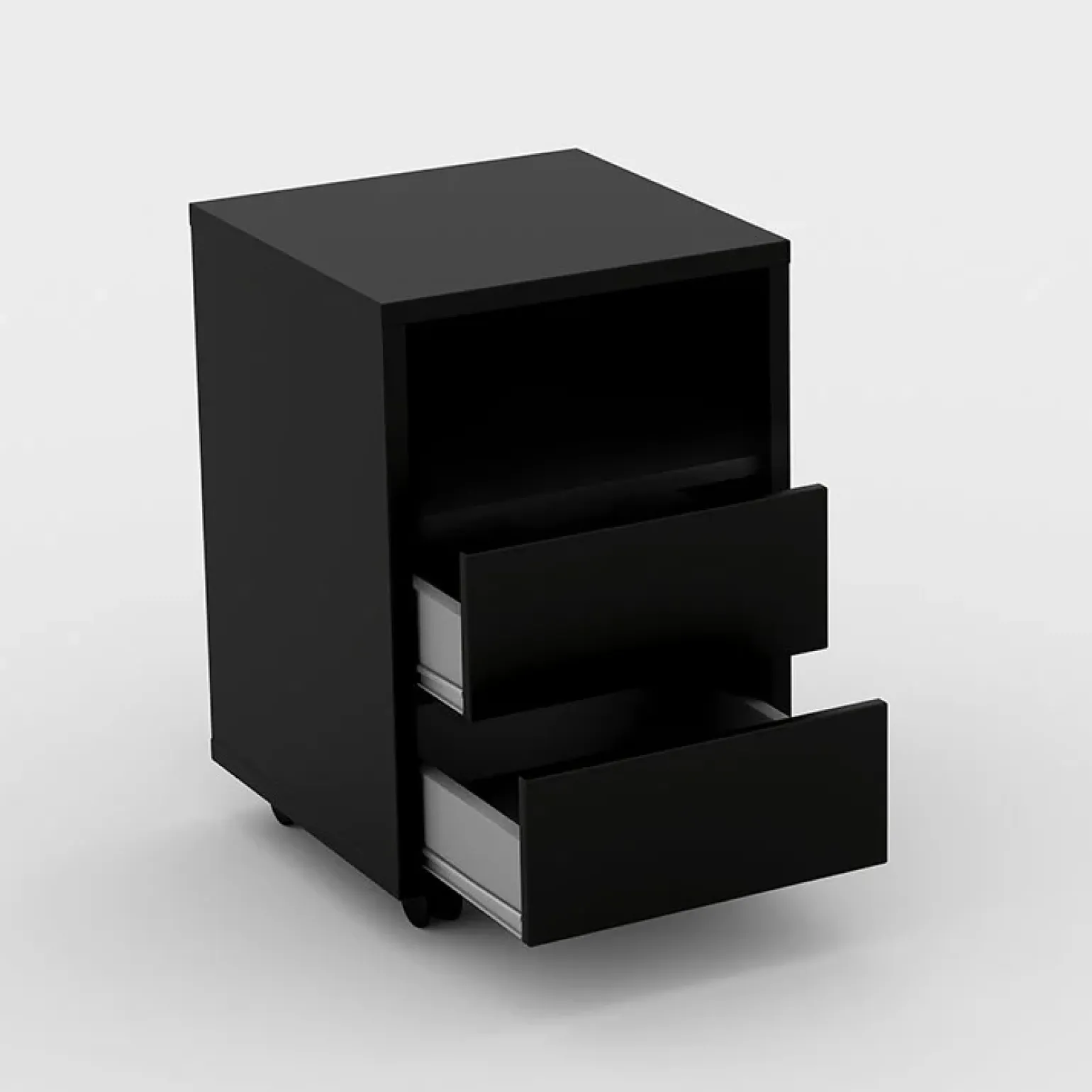 Scrivania ufficio moderna 130x50cm cassettiera rovere Callum