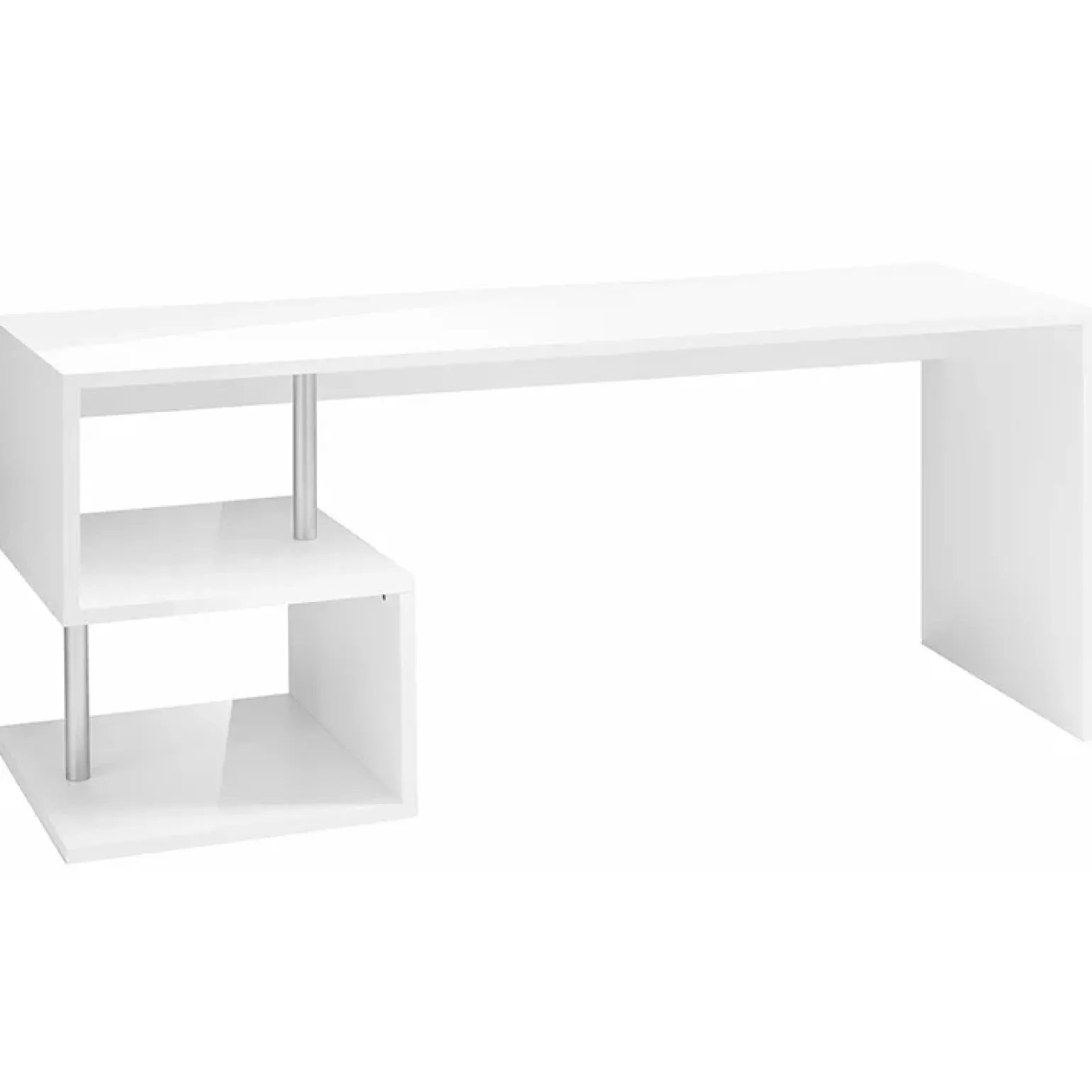 Scrivania ufficio 180x78cm bianco lucido ErgoDesk