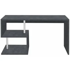Scrivania ufficio 140x75cm nero opaco ErgoDesk