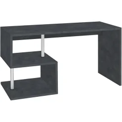 Scrivania ufficio 140x75cm nero opaco ErgoDesk