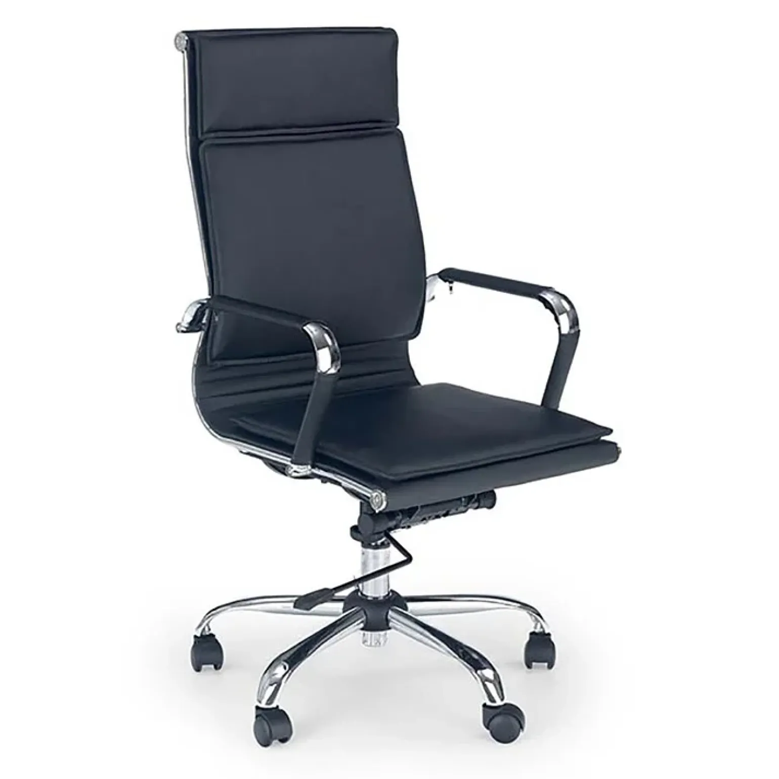 Sedia con braccioli imbottita gaming con ruote da ufficio Hugo
