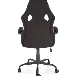 Sedia da gaming ergonomica con supporto lombare in tessuto grigio nero rosso Buzz