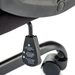 Sedia da gaming ergonomica con supporto lombare in tessuto grigio nero rosso Buzz