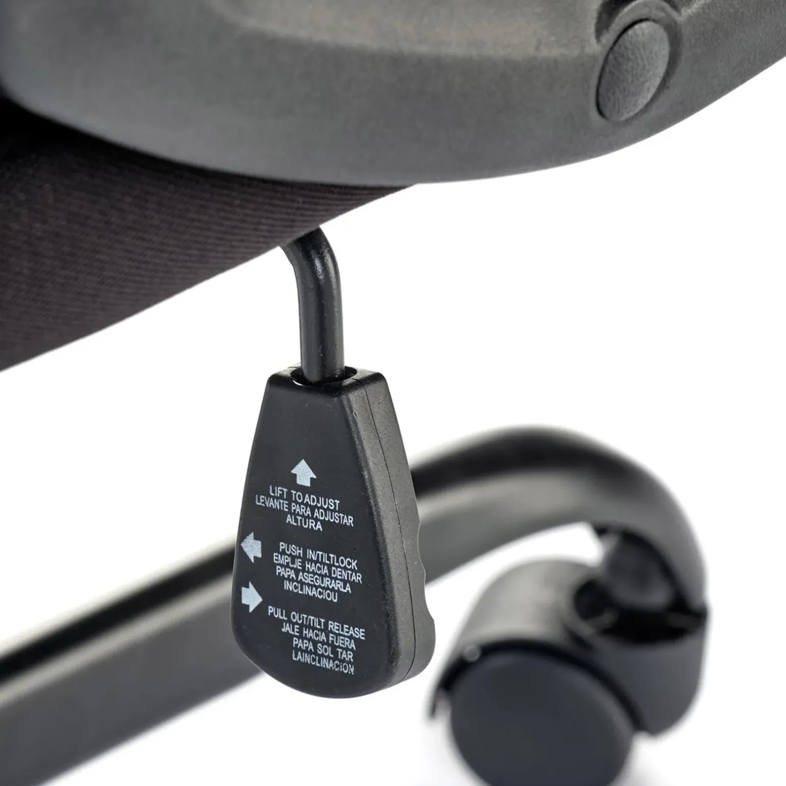 Sedia da gaming ergonomica con supporto lombare in tessuto grigio nero rosso Buzz