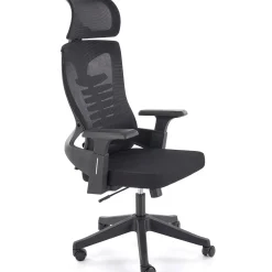 Sedia da gaming ergonomica con braccioli e ruote da ufficio nero Aristide