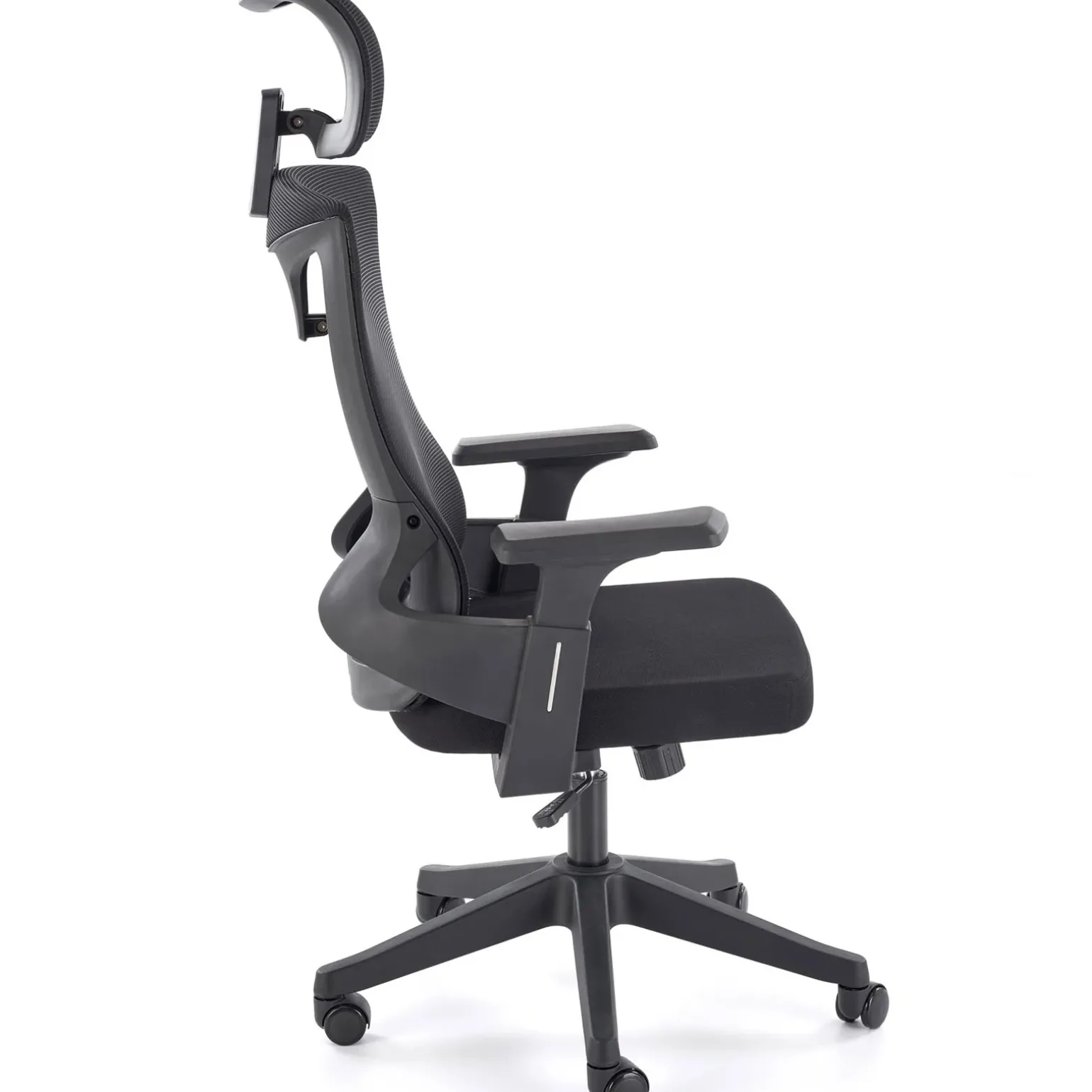 Sedia da gaming ergonomica con braccioli e ruote da ufficio nero Aristide