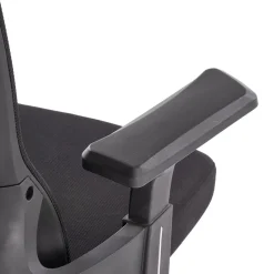 Sedia da gaming ergonomica con braccioli e ruote da ufficio nero Aristide
