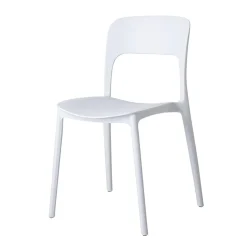 Sedia da giardino esterno bar dehors impilabile polipropilene bianca Halyard