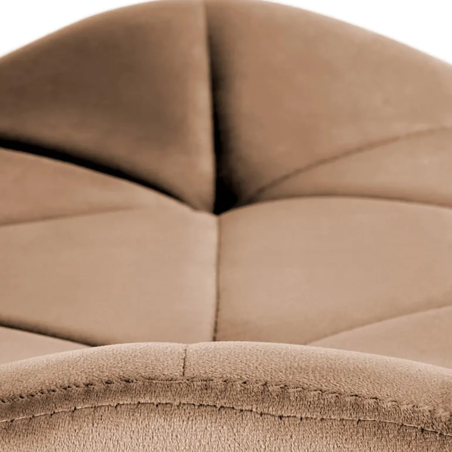 Sedia da pranzo in tessuto moderna beige nero Cotton