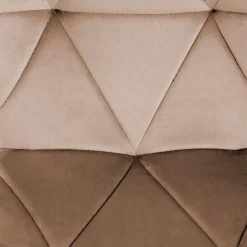 Sedia da pranzo in tessuto moderna beige nero Cotton