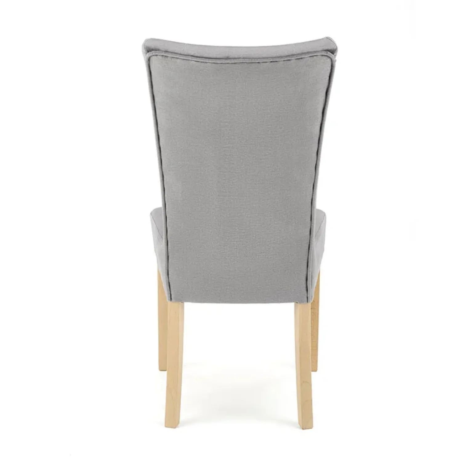 Sedia da pranzo in velluto rovere chiaro grigio chiaro Vaduz