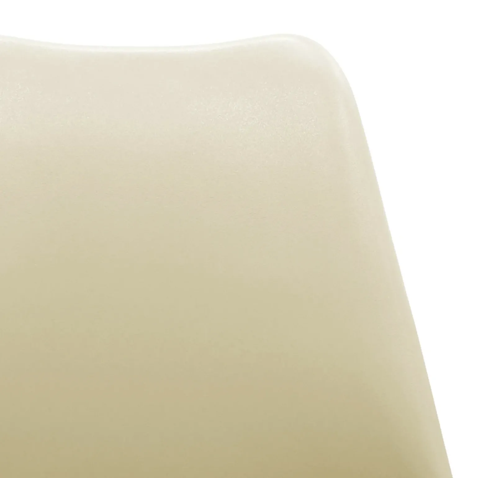 Sedia da pranzo stile scandinavo imbottita beige gambe legno Riccia