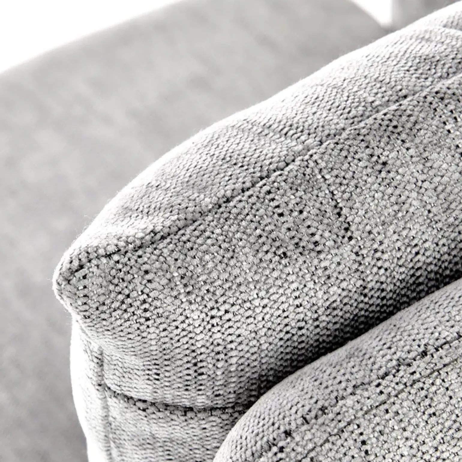 Sedia da ufficio con ruote in tessuto grigio chiaro Tadea