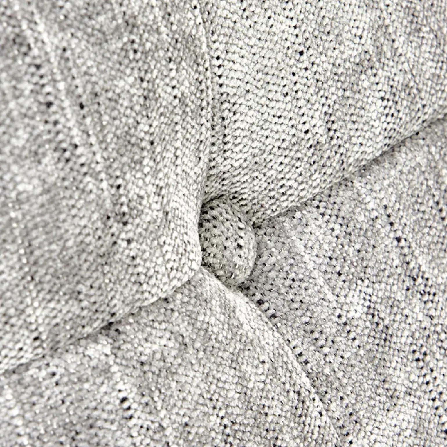 Sedia da ufficio con ruote in tessuto grigio chiaro Tadea