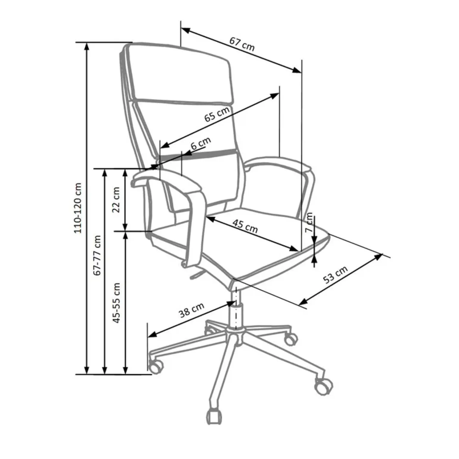 Sedia da ufficio design con ruote in ecopelle bianco Cascada