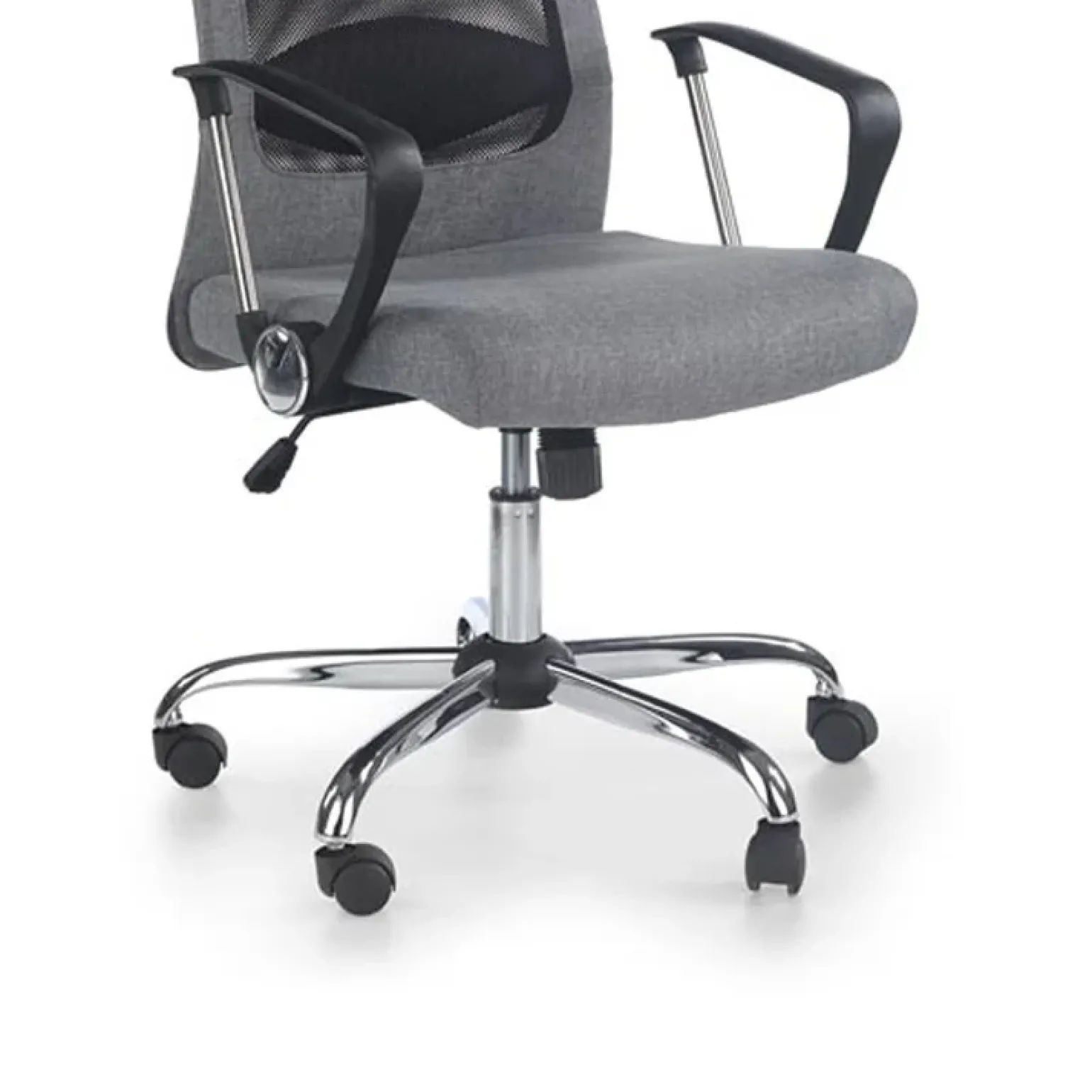 Sedia da ufficio design moderno in tessuto grigio Freemont