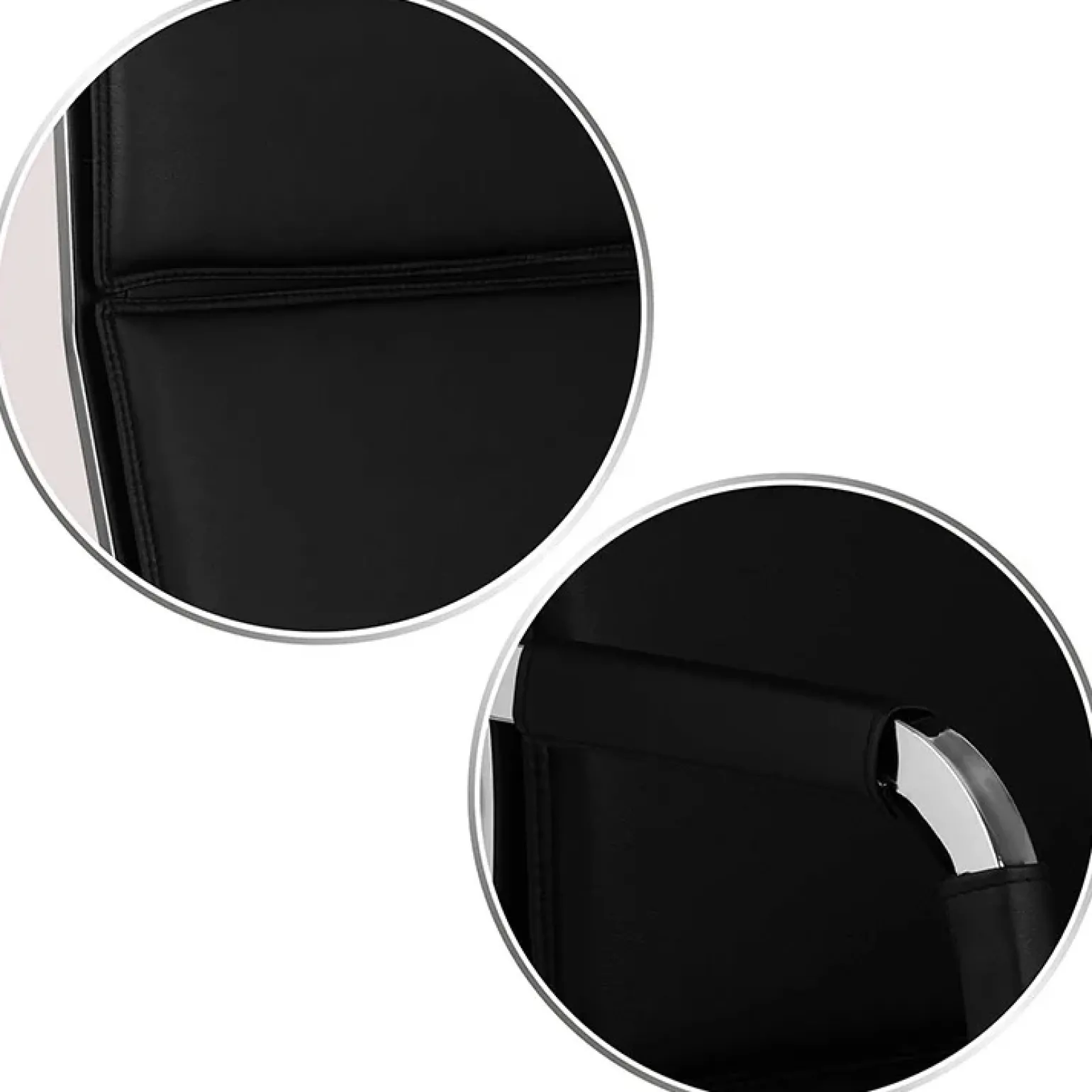 Sedia da ufficio design moderno con ruote nera Workisy
