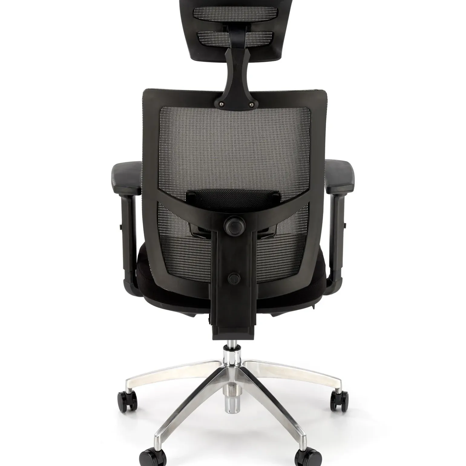 Sedia da ufficio ergonomica con ruote e braccioli regolabili tessuto grigio nero Speed