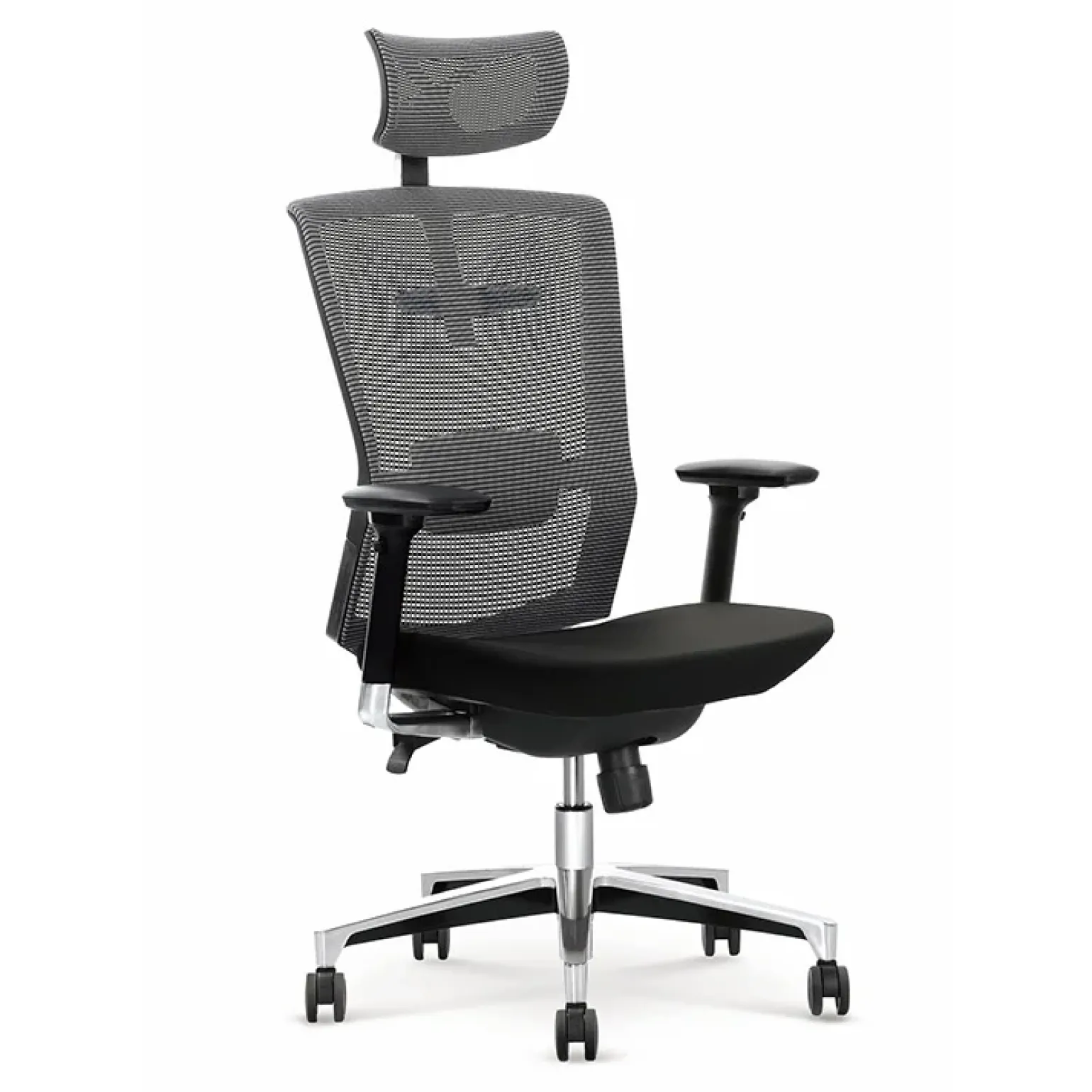 Sedia gaming con ruote regolabile in tessuto nero Torres