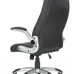 Sedia gaming da ufficio con ruote e braccioli nero bianco Mito