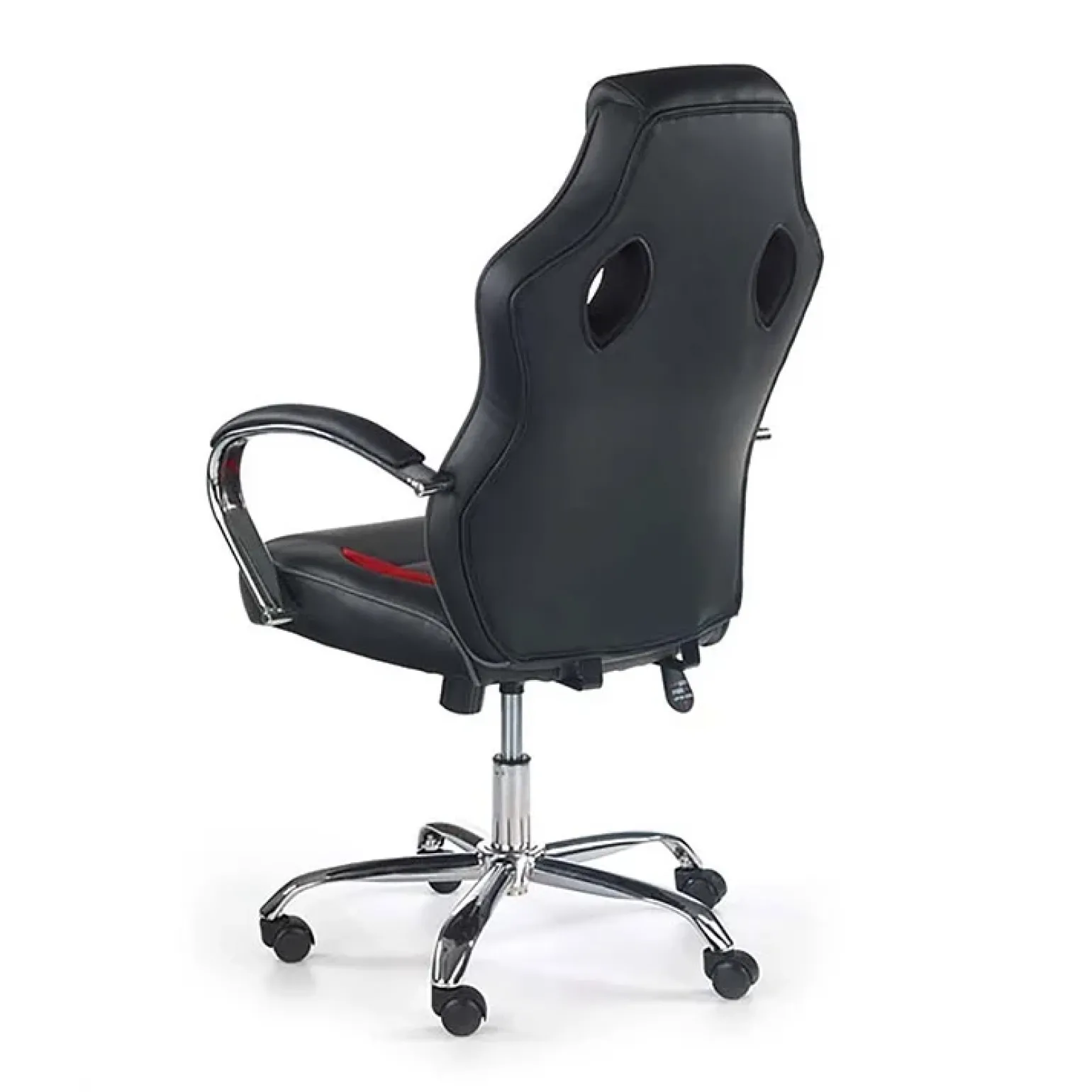 Sedia gaming da ufficio con braccioli nero rosso grigio Lexus