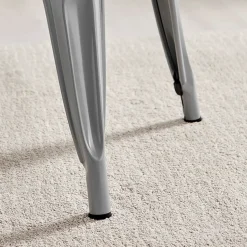 Sedia in metallo impilabile industrial saloon grigio Lix