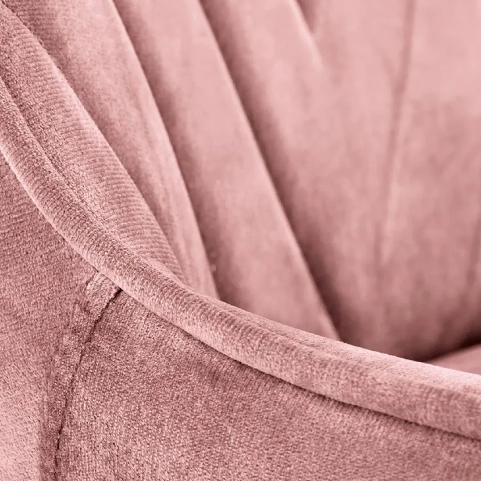 Sedia per scrivania ragazzi in velluto rosa Randy