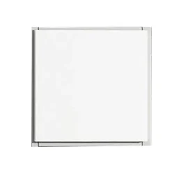Set 2 antine 41x41cm bianco frassinato per libreria e parete attrezzata Kubic