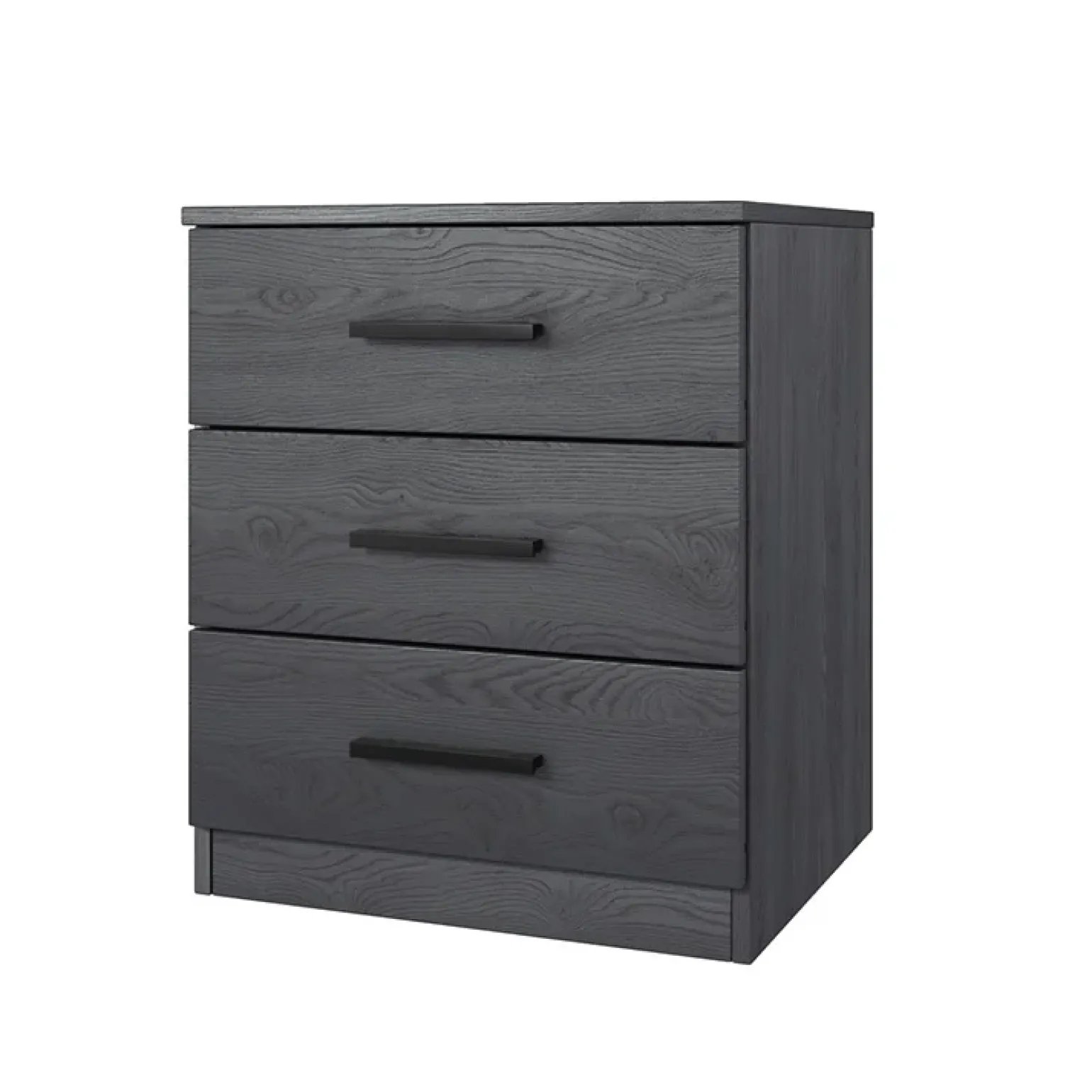 Set 2 comodini 46x56h cm 3 cassetti moderni ossido Cortina Gihome®