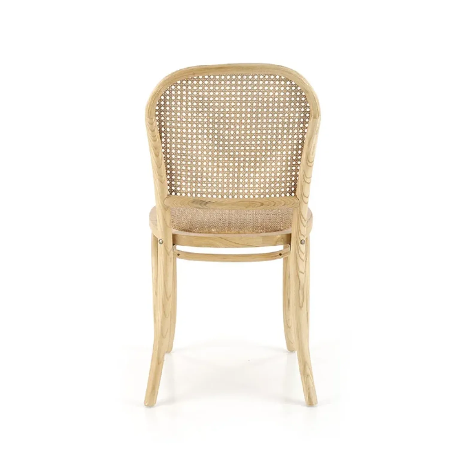 Set 2 sedie da pranzo in rattan naturale Ivory