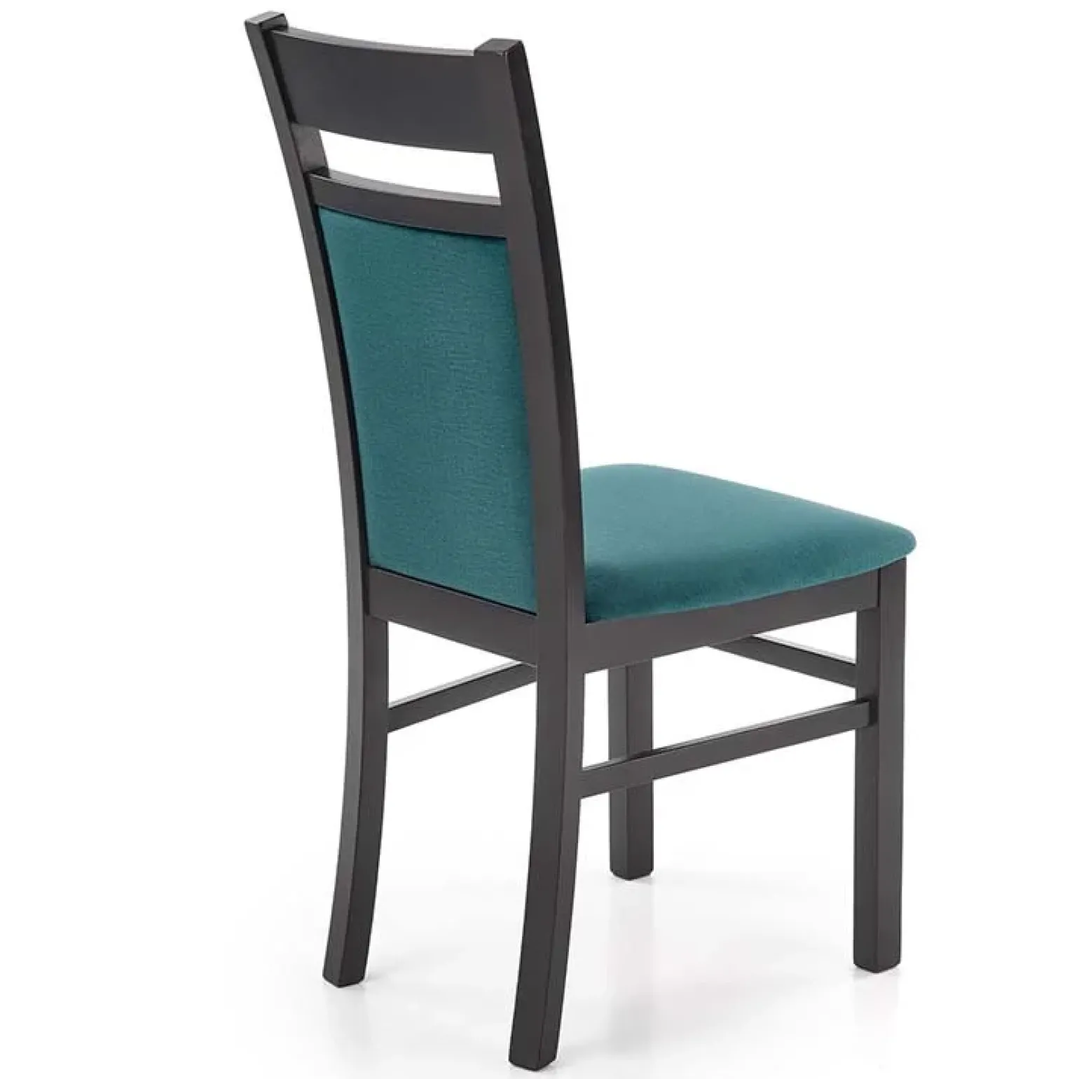 Set 2 sedie imbottite classiche in tessuto nero verde Azalea