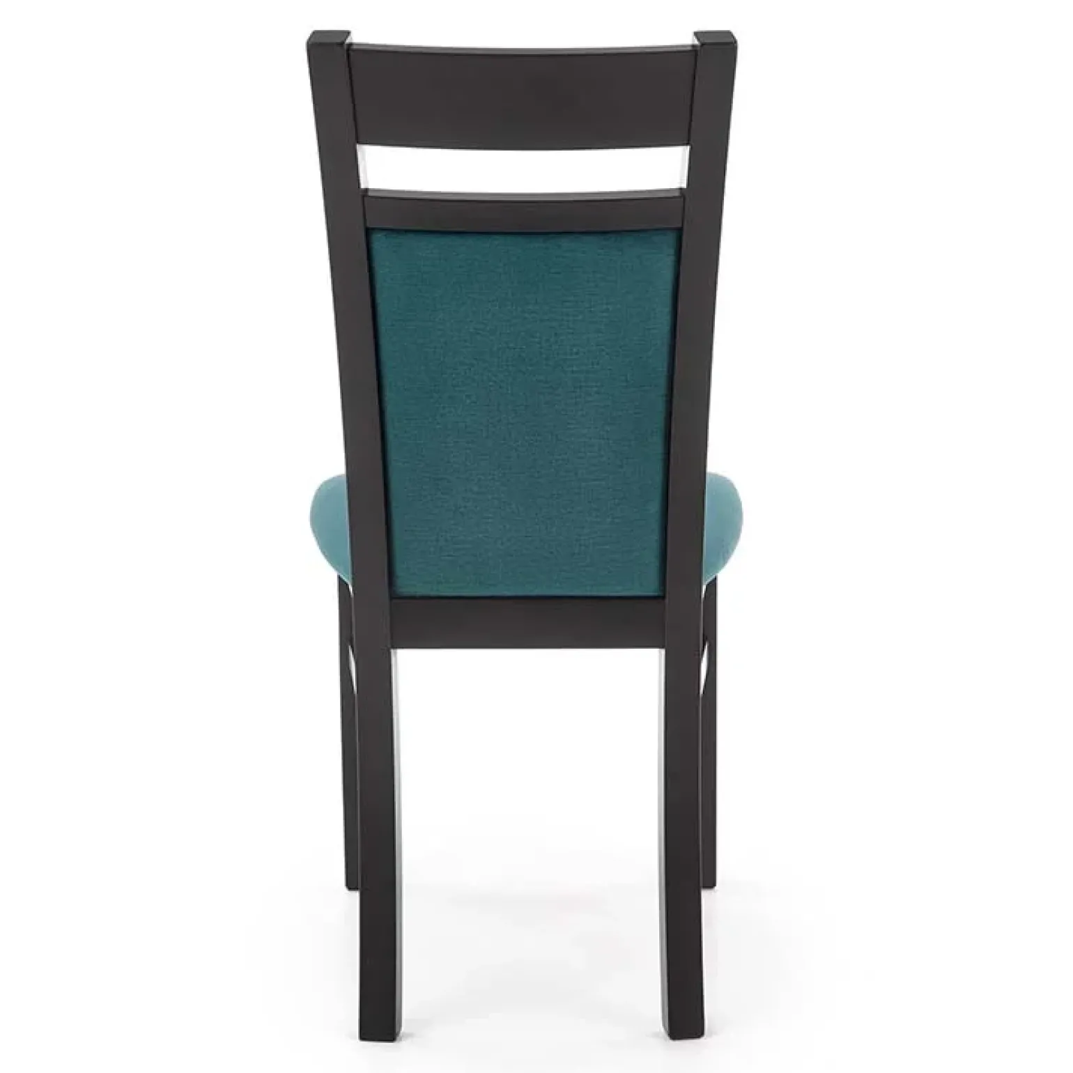 Set 2 sedie imbottite classiche in tessuto nero verde Azalea
