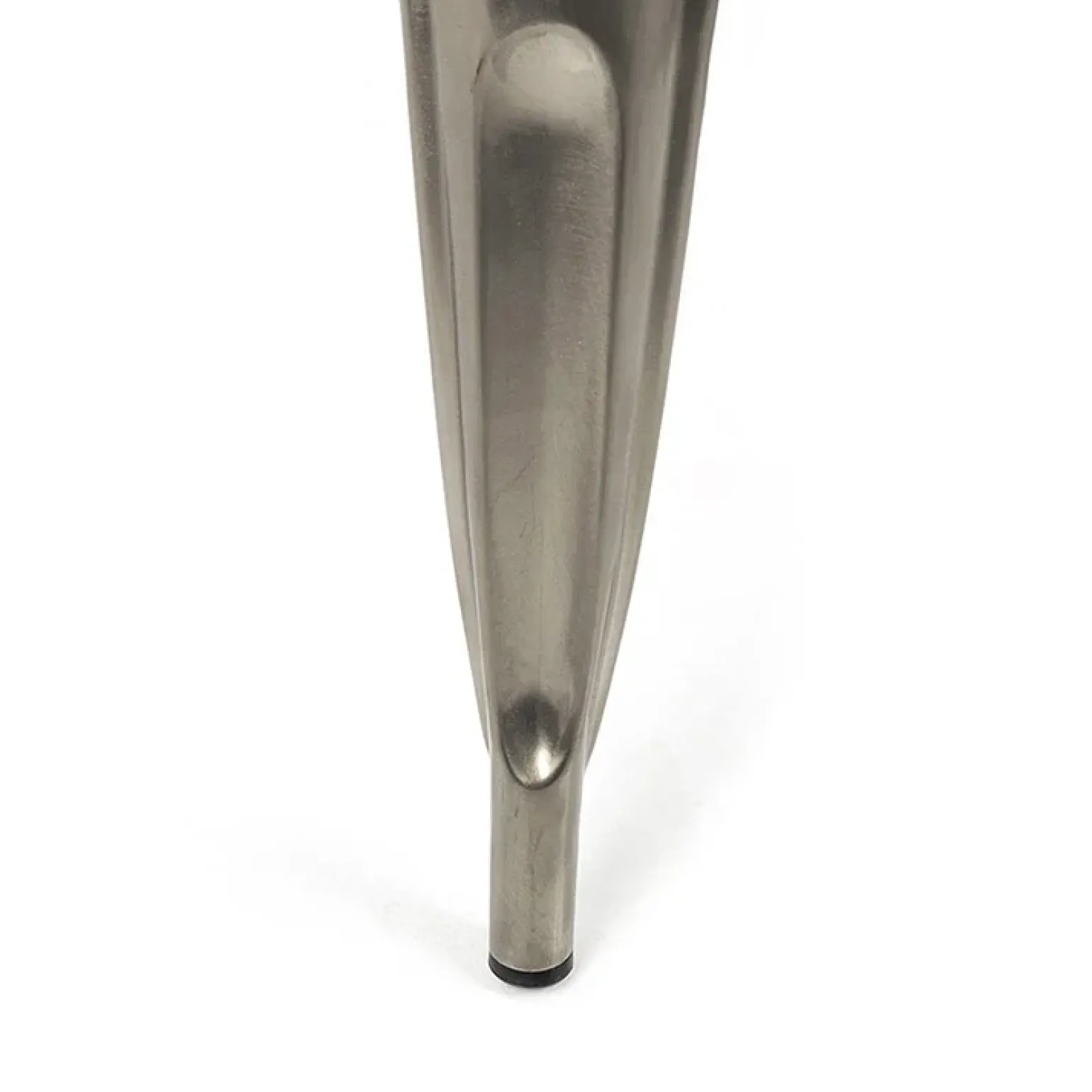 Set 2 sedie in metallo impilabili grigio laccato Lix