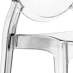 Set 6 sedie policarbonato trasparente impilabili Elisabeth Gihome®