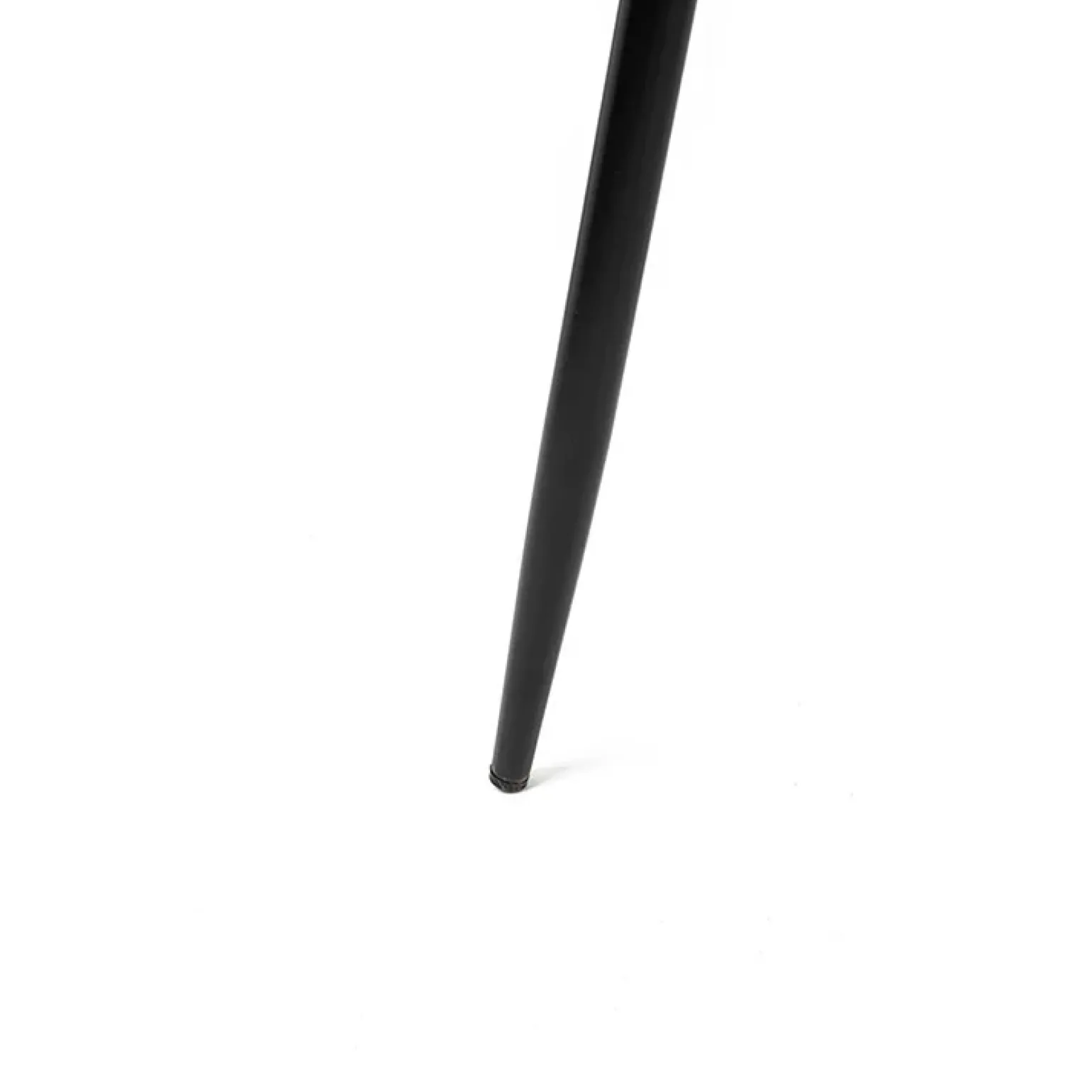 Set 2 sedie polipropilene design con braccioli nero opaco Messina