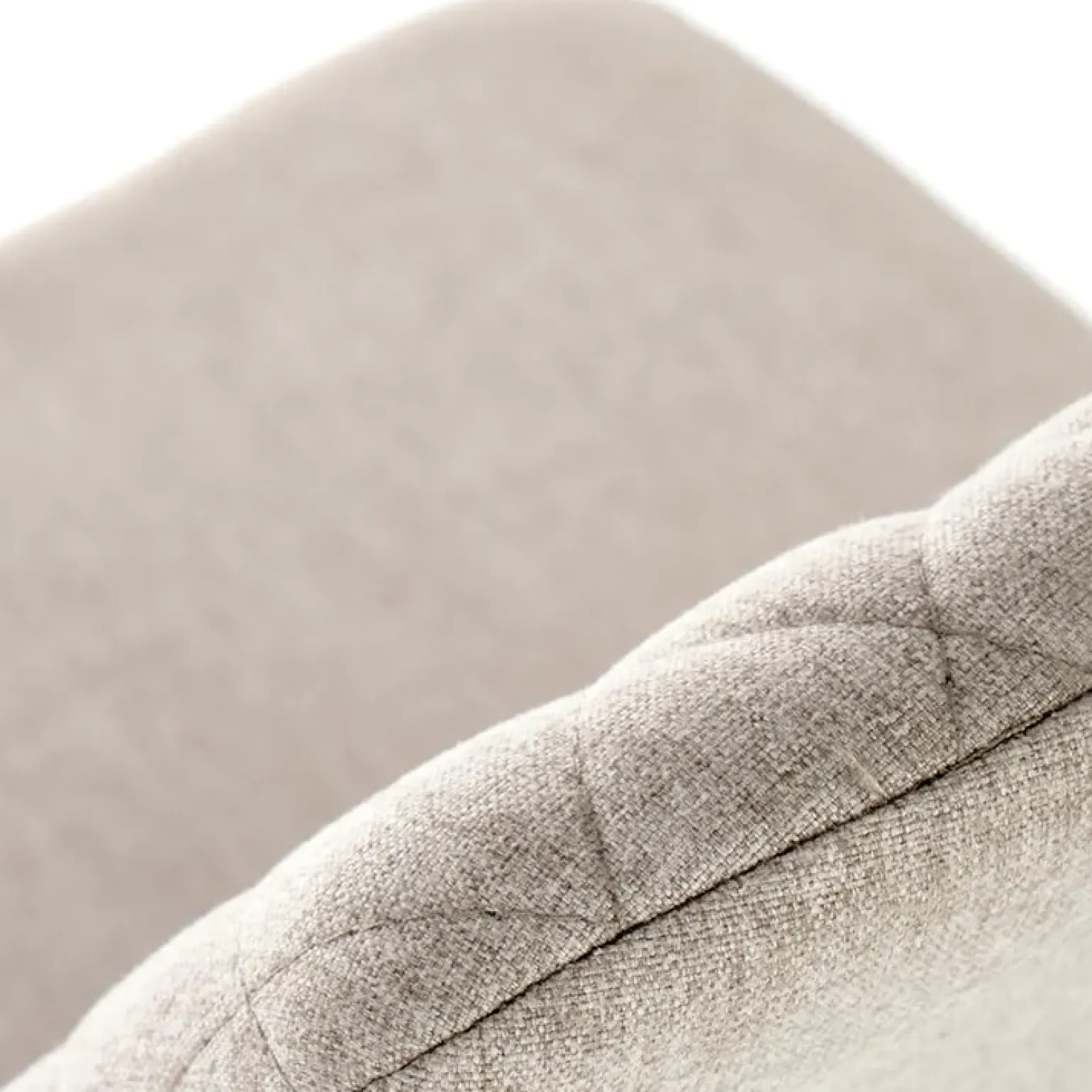 Set 4 sedie sala moderne in tessuto beige Corvo