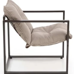 Set da giardino divano, poltrona, tavolino in vetro nero marrone Surat