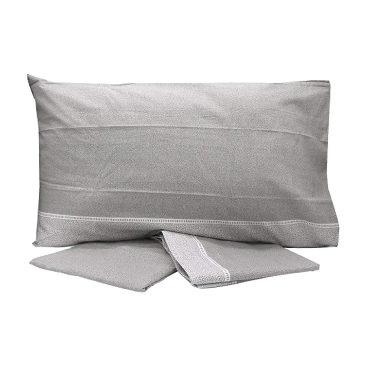 Set lenzuola letto singolo in cotone grigio Freedom