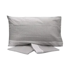 Set lenzuola matrimoniali in cotone grigio Freedom