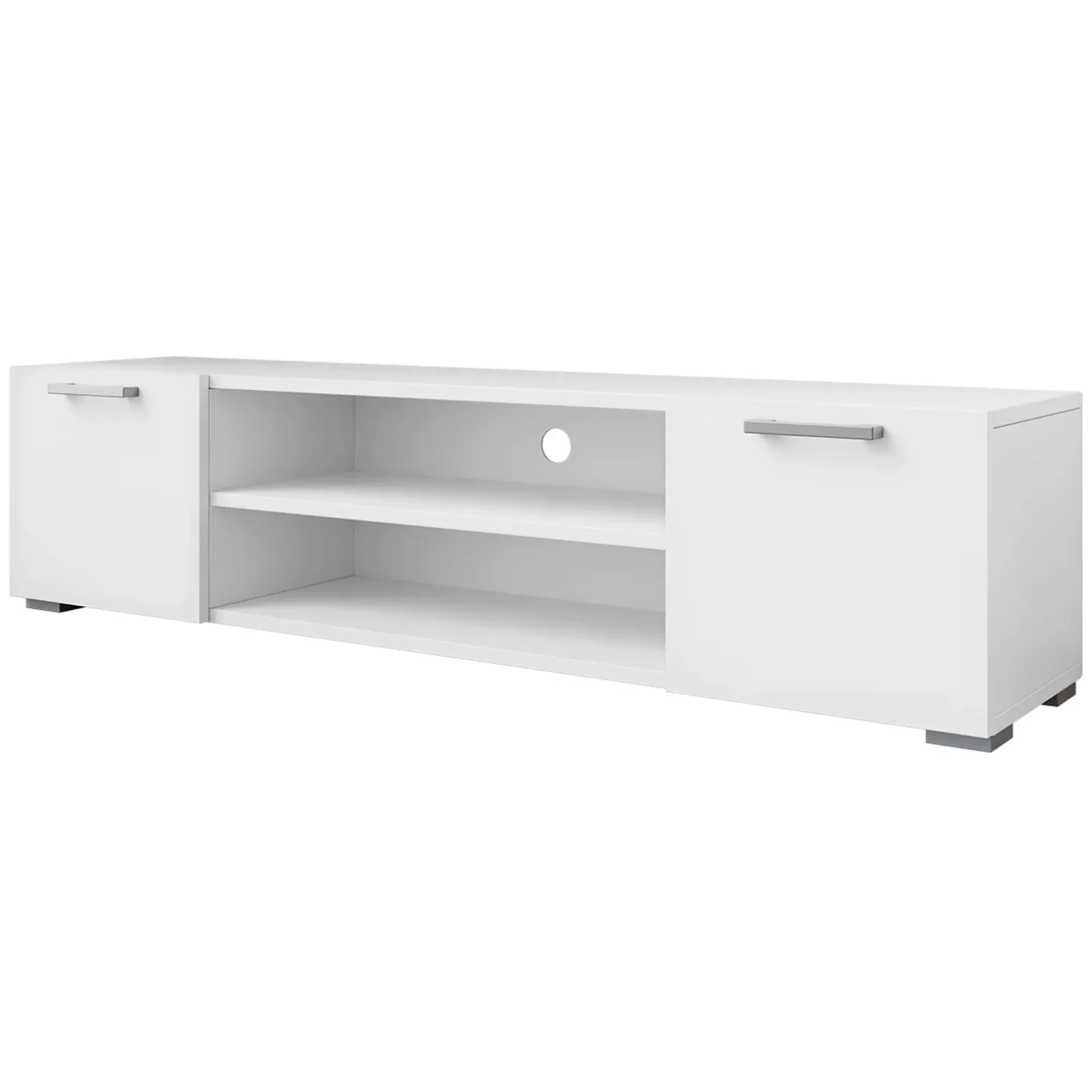 Set mobili soggiorno completo design moderno bianco Pastello